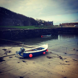 deserted fishing boat