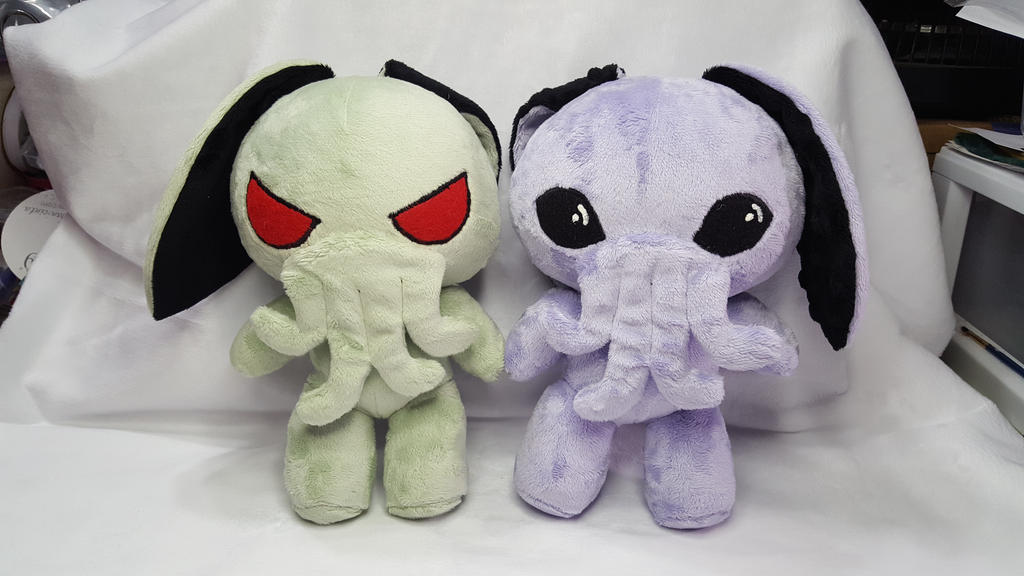 Cthulhu Bunnies plush by tsusplushandstuff on DeviantArt