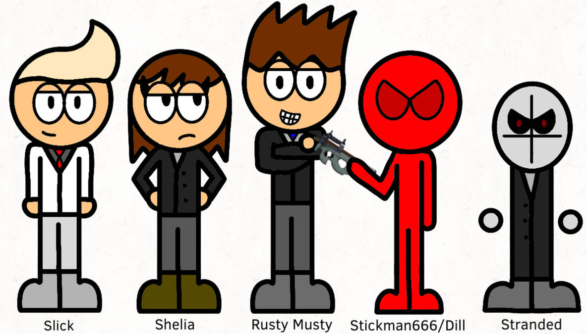 5 New characters by Rusrock on DeviantArt