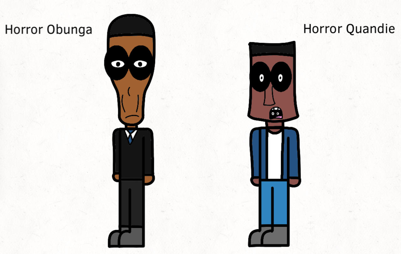 Obunga Color Horror Obunga and Quandie by Rusrock on DeviantArt