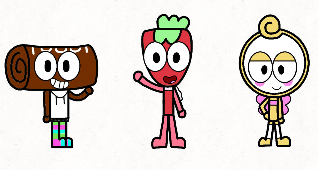 Cosmo, Glisten, and Sprout by Rusrock on DeviantArt