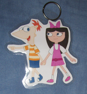 Phineas and Isabella keychain