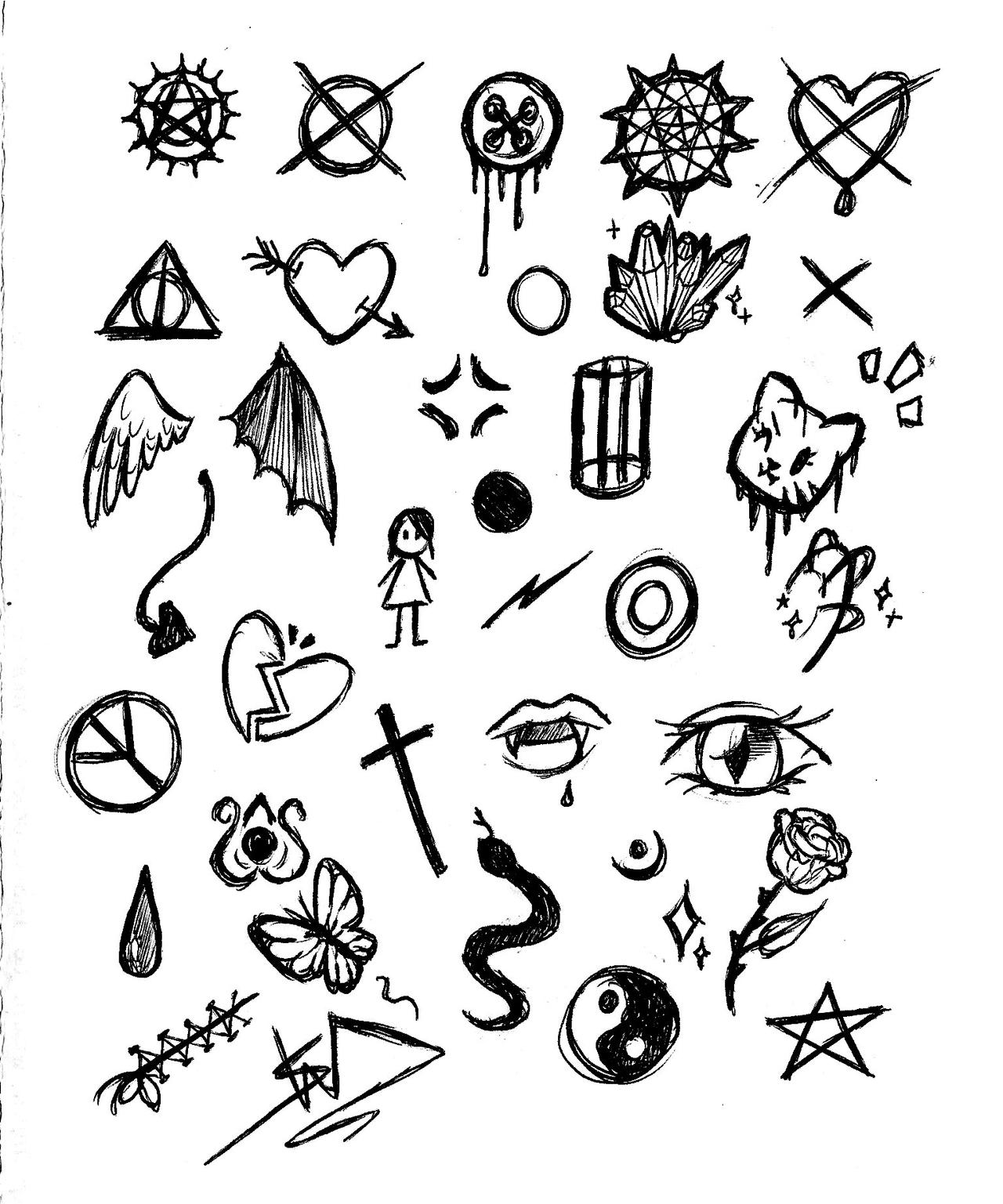 Random symbols by Witequeen on DeviantArt