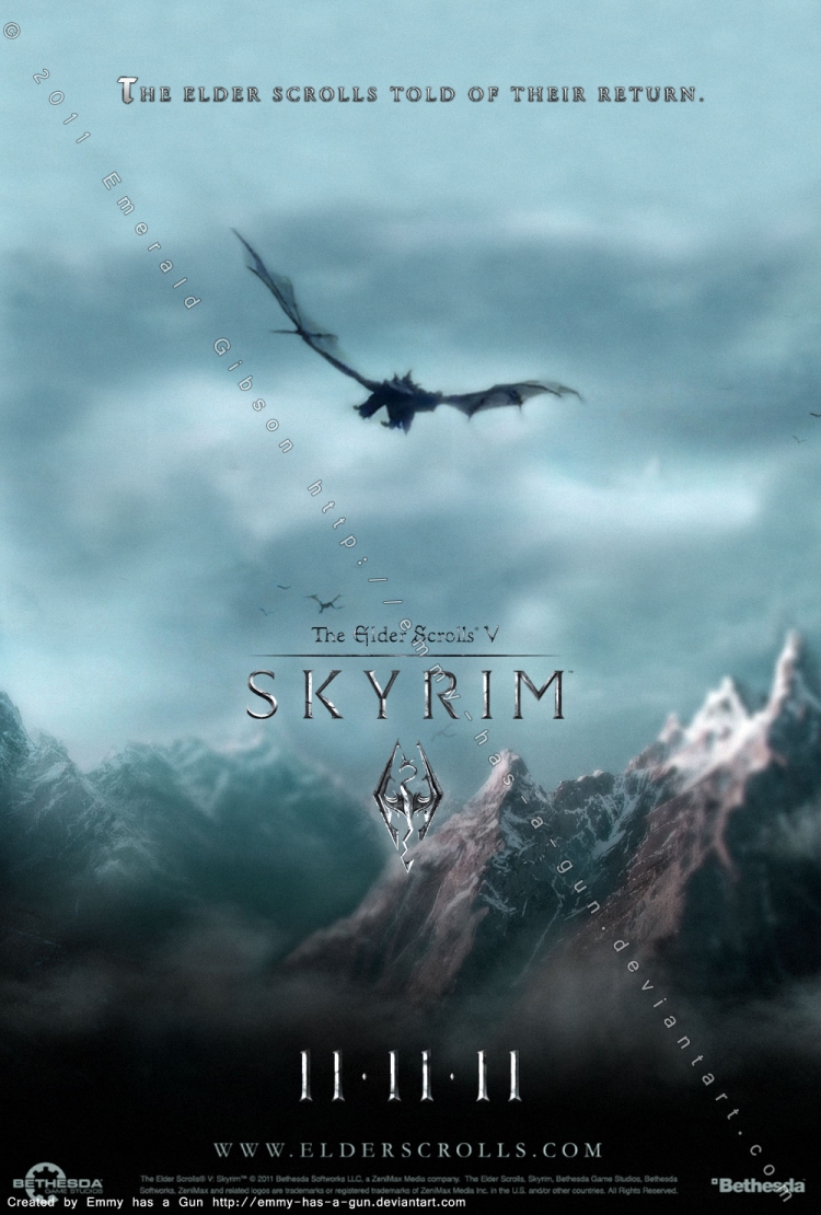 TES V: Skyrim Poster