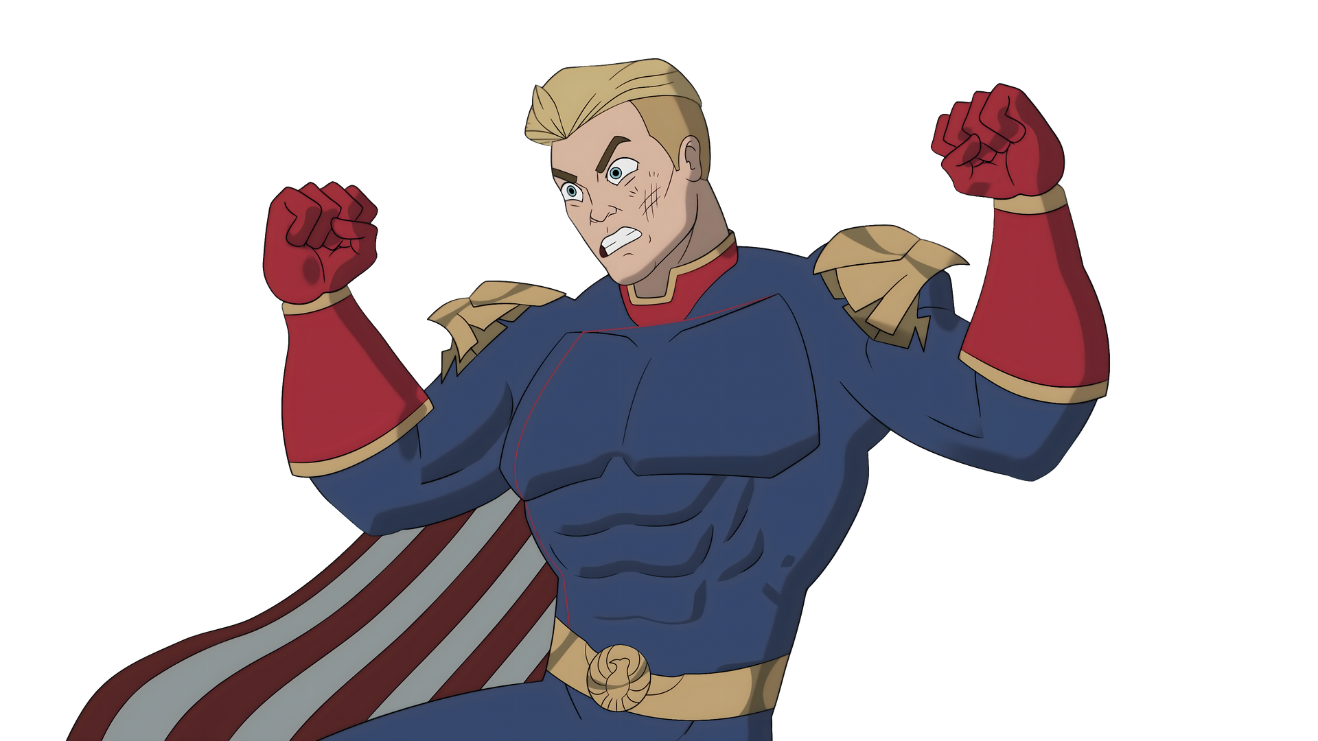 Homelander render #2 by HyperSsonic2 on DeviantArt