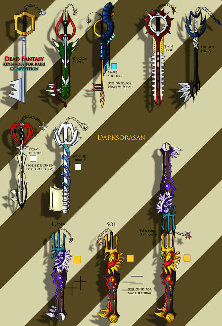 DF contest-Keyblade designs by darksorasan on DeviantArt