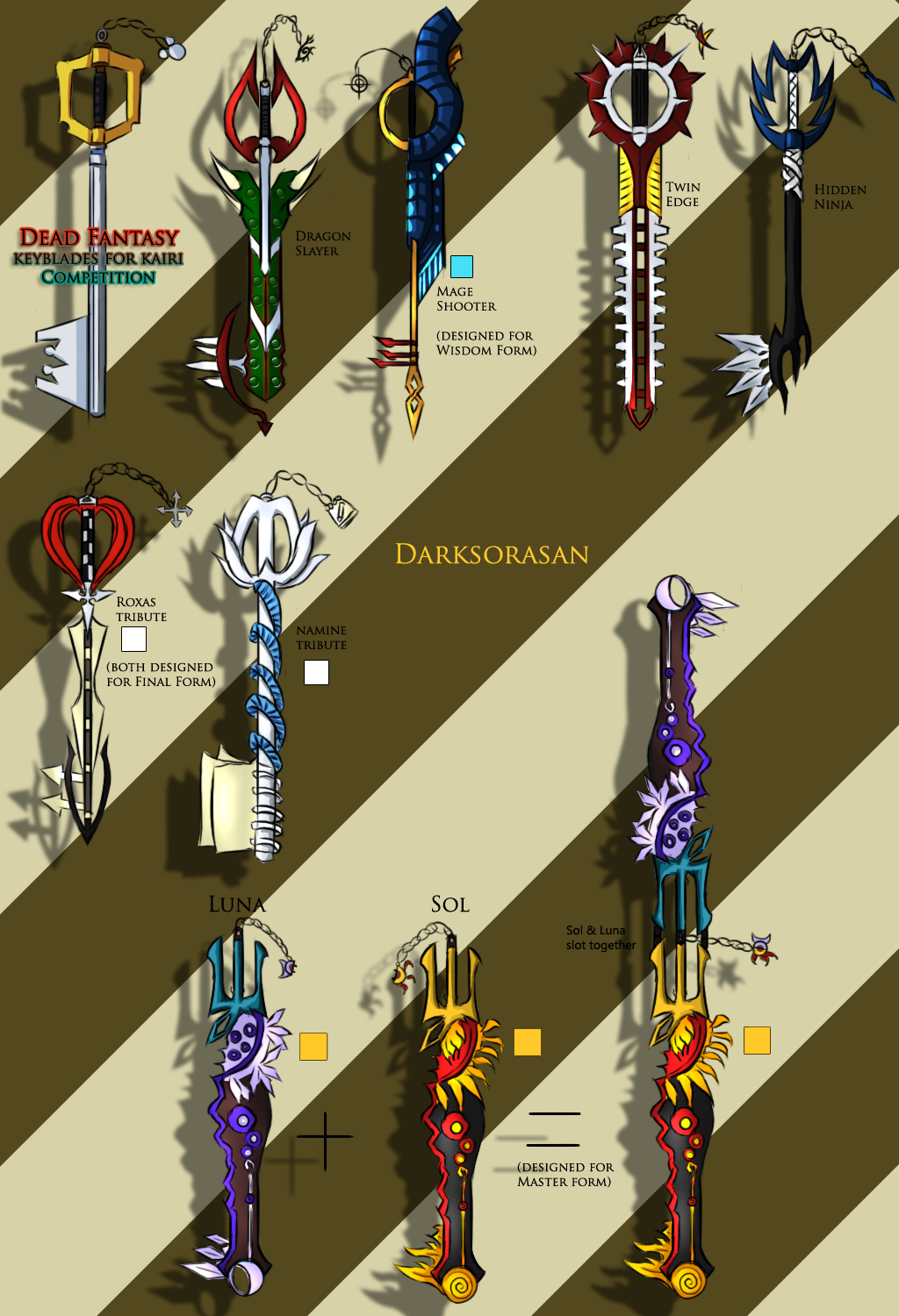 DF contest-Keyblade designs by darksorasan on DeviantArt