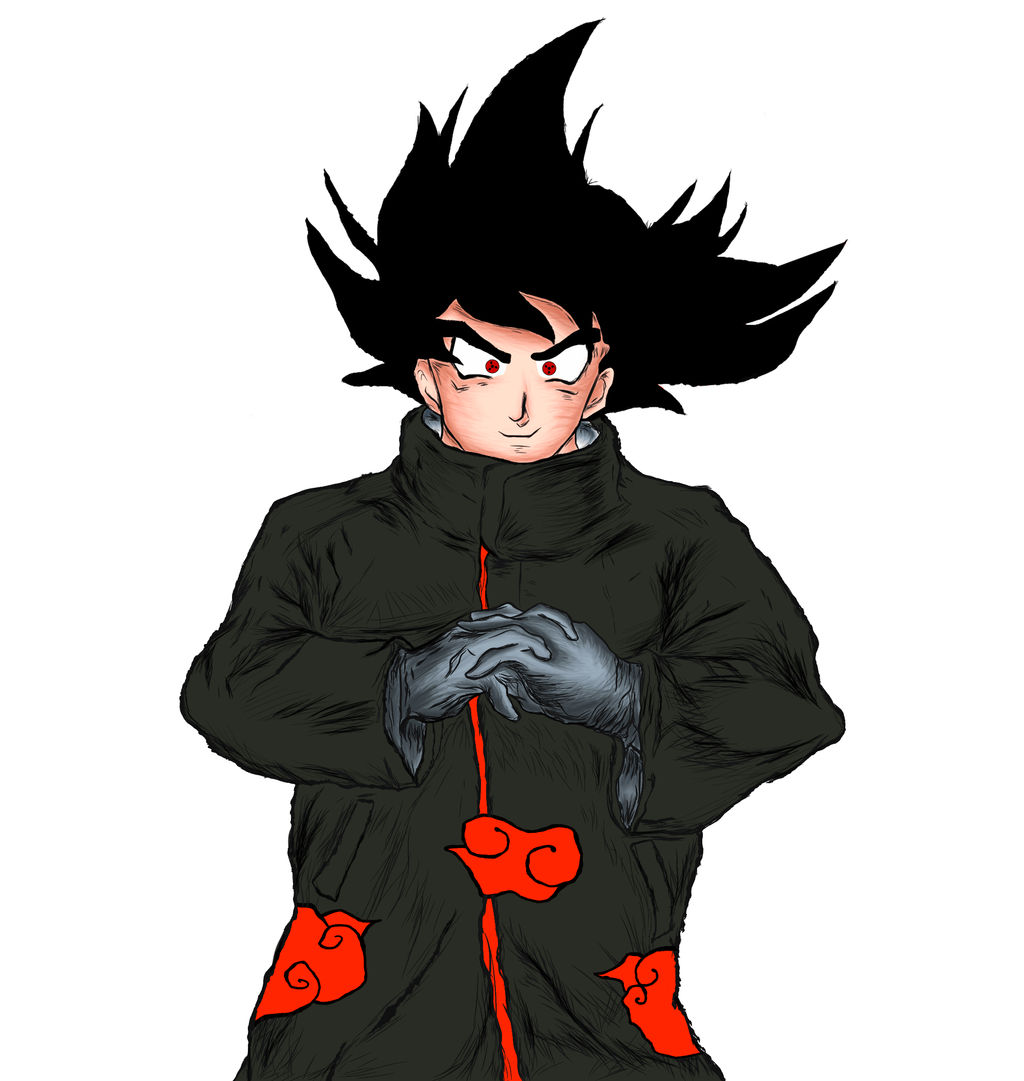 Goku Uchiha - Akatsuki by miguelcreart on DeviantArt