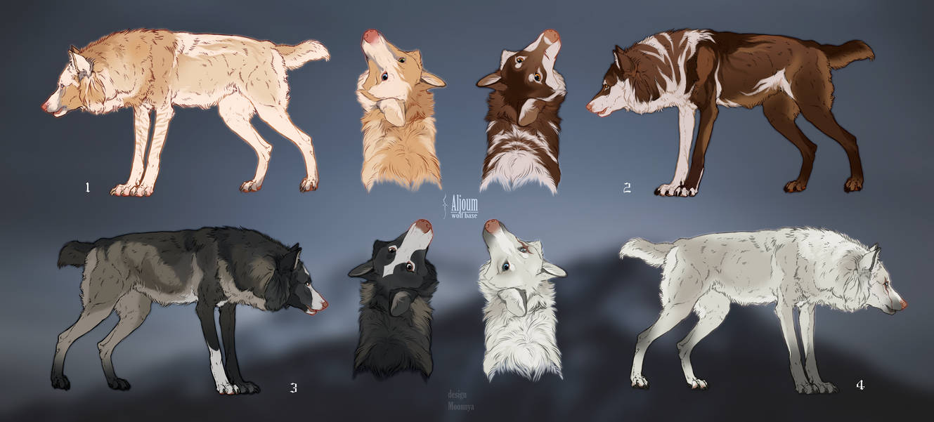 winter pack of wolves closed by padienz on DeviantArt