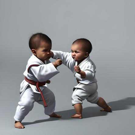 Two babies fighting by Babysharkboss2 on DeviantArt