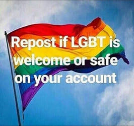 Welcome folks of the LGBQT commun, or not of it