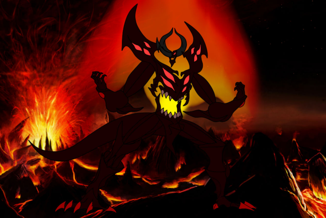 Godzilla Ataria - Lord Bagan's True Form by kahnac on DeviantArt