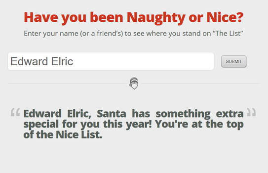 Naughty or nice (Edward Elric)