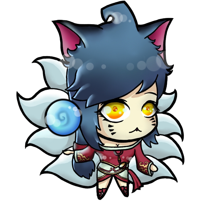 Ahri chibi vers. (League of Legends)