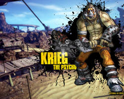 Krieg The Psycho - Borderlands 2 - Wallpaper