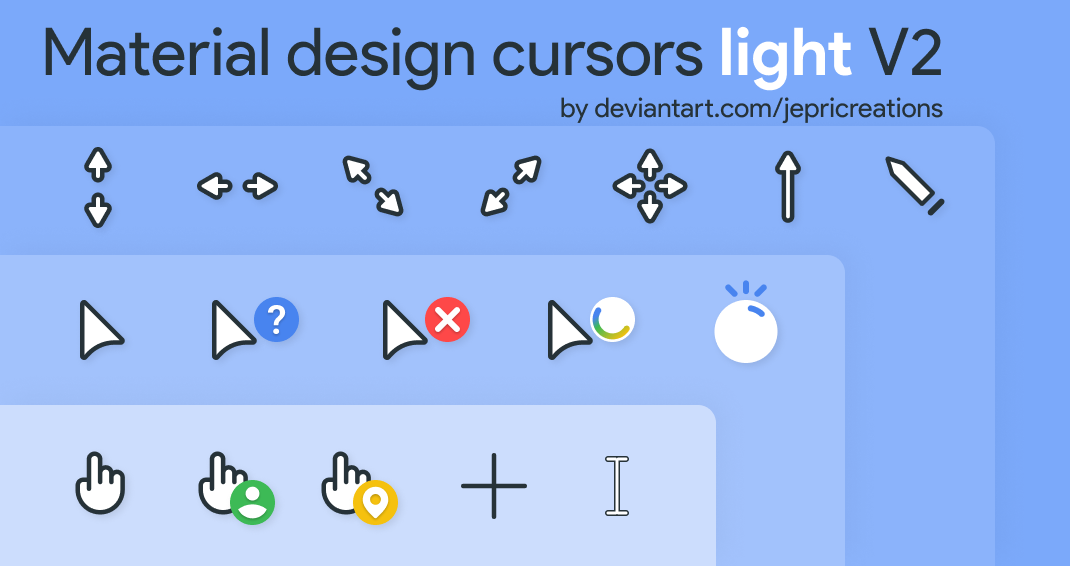 Windows 11 Cursors Concept HD v2 by jepriCreations on DeviantArt