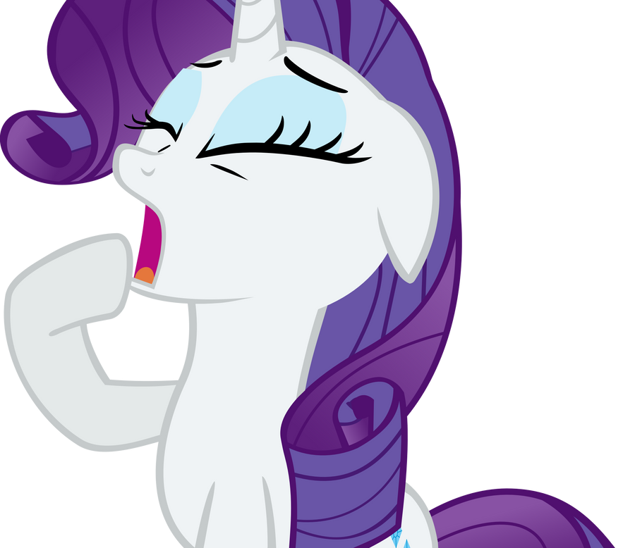 Sleepy Rarity by CloudsdaleCompanion on DeviantArt