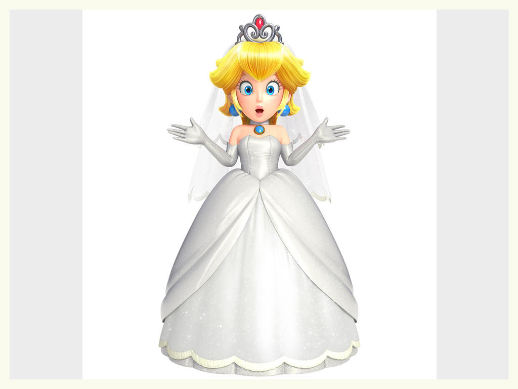 super mario odyssey princess peach wedding dress Wedding Dress Princess Peach Super Mario Odyssey by Westwood69 on DeviantArt