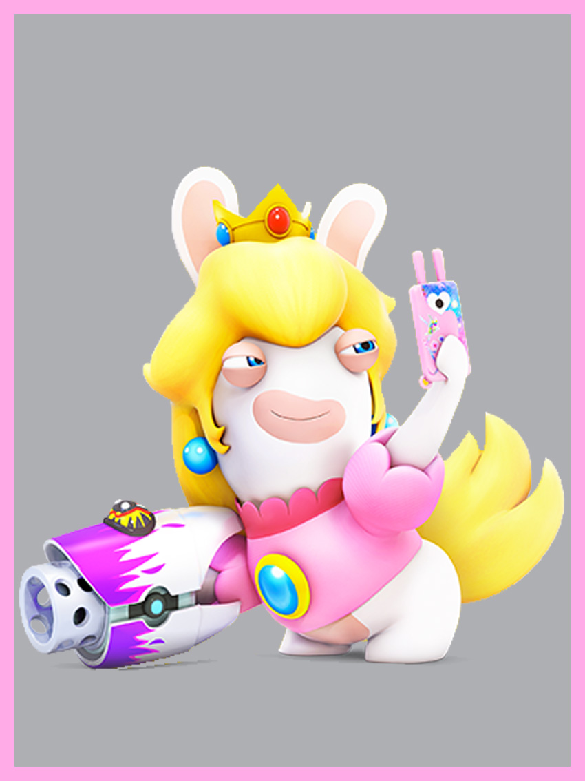 Mario Princess Rabit Rabbid Princess Peach Mario + Rabbids Kingdom Batt by Westwood69 on ...