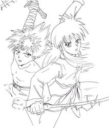 Hiei and Kurama