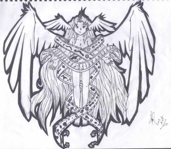 Angelscript Art Script Angel by dragonflyluis on DeviantArt