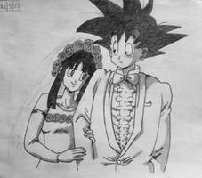 Goku Chi-Chi Wedding