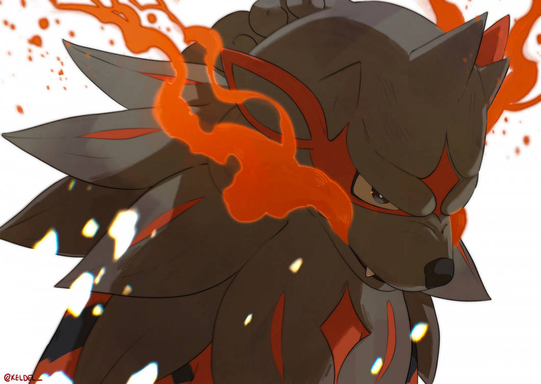 Arcanine (hisuian) by KelDel on DeviantArt