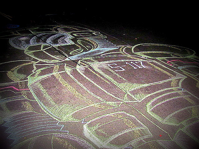 Sidewalk Chalk Masterchief