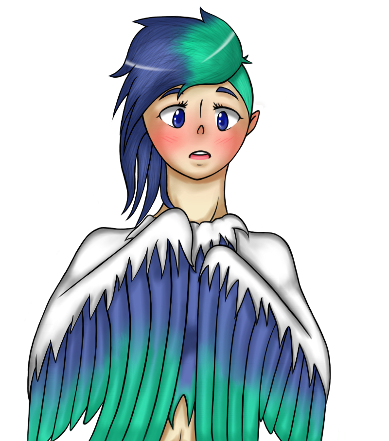 Wittle shy Harpy