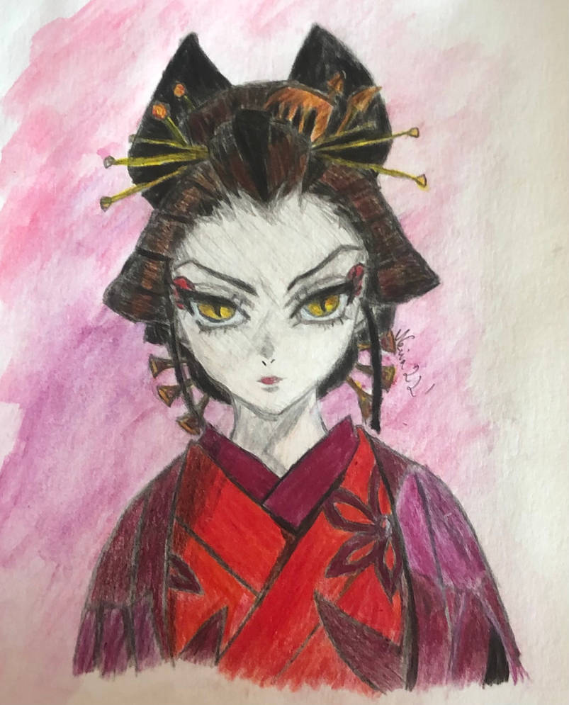 Daki Oiran disguise Demon Slayer by Neciiq on DeviantArt