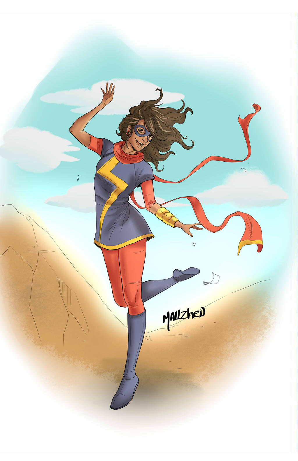 Ms Marvel by SPIDERLAL on DeviantArt