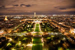 paris from eiffel  tower by jimbaba