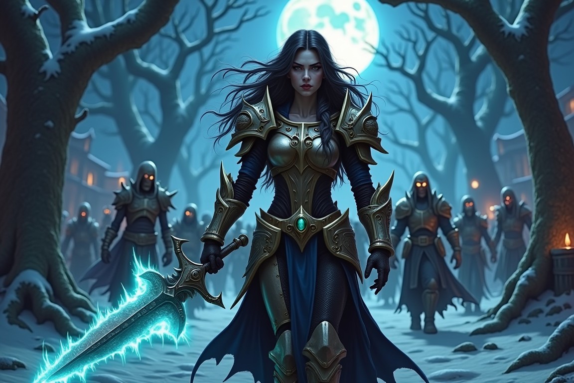Undead Army Rising A Death Knight and her Army of the Undead by Novasynthetica on DeviantArt