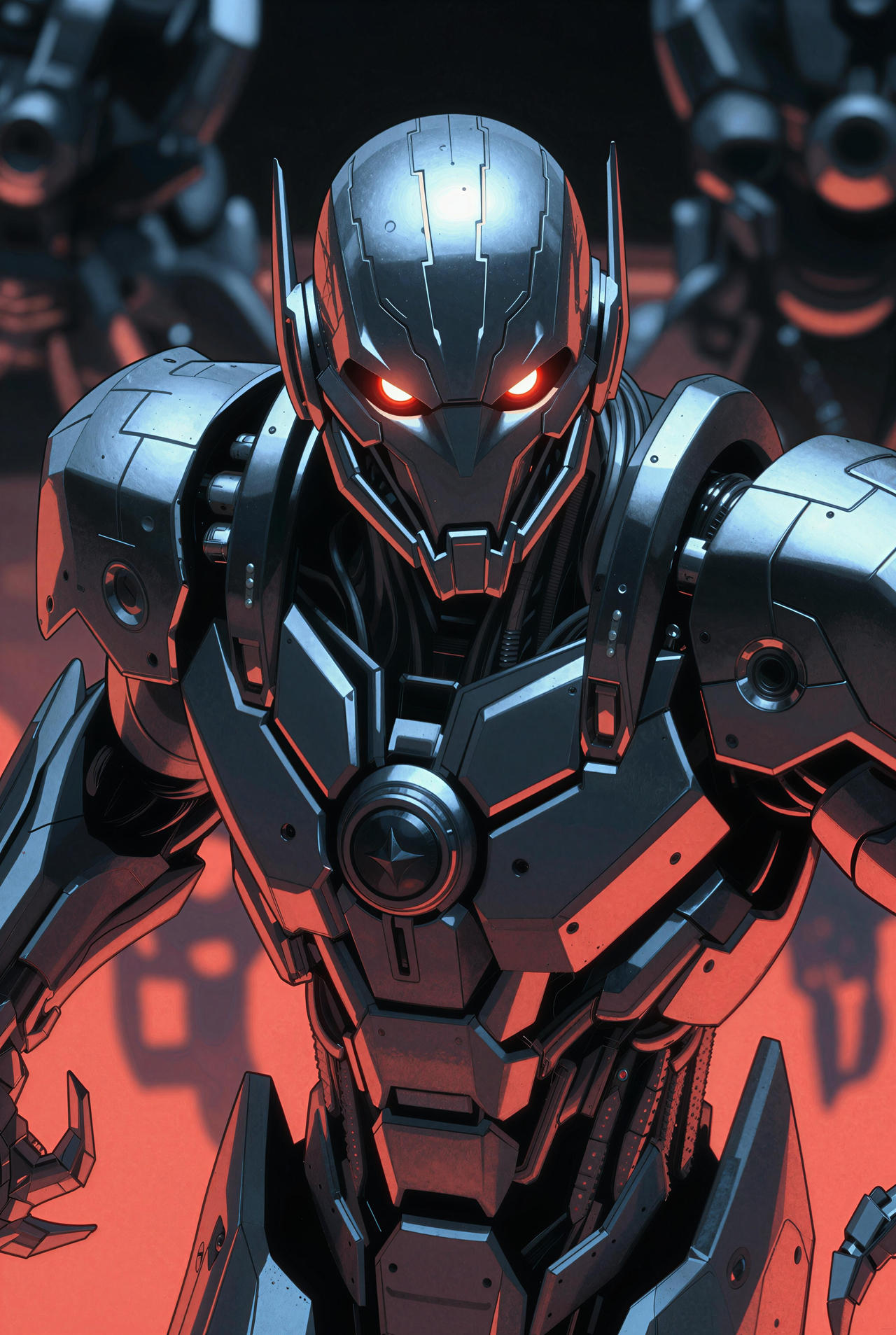 Ultron Without Mask Ultron by Novasynthetica on DeviantArt