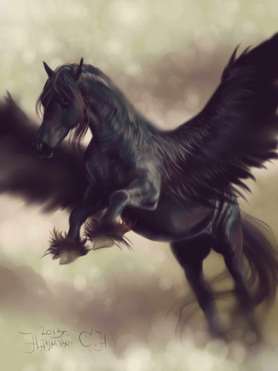 flight of Pegasus by Animal75Artist