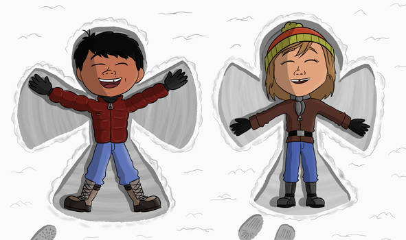 Snow Angelitos