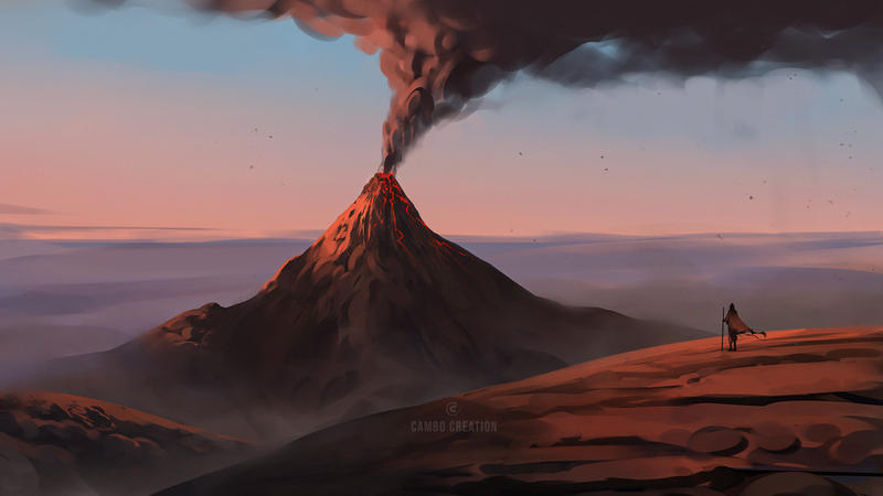 Volcano Deviantart Volcano by cambocreation on DeviantArt