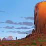Beautiful Desert Rocky Mountain