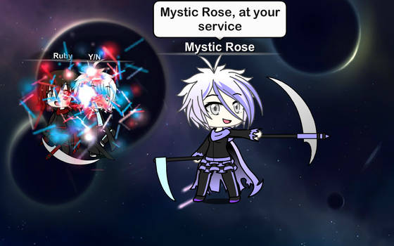 Mystic Rose: Ruby and Y/N fustion