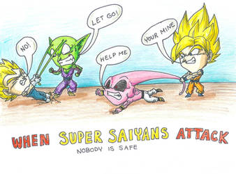 when saiyans attack