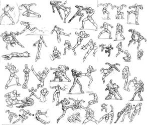 Lost art- Action poses