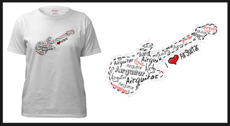 I heart Air Guitar Tee Revamp