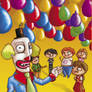 Clown in party