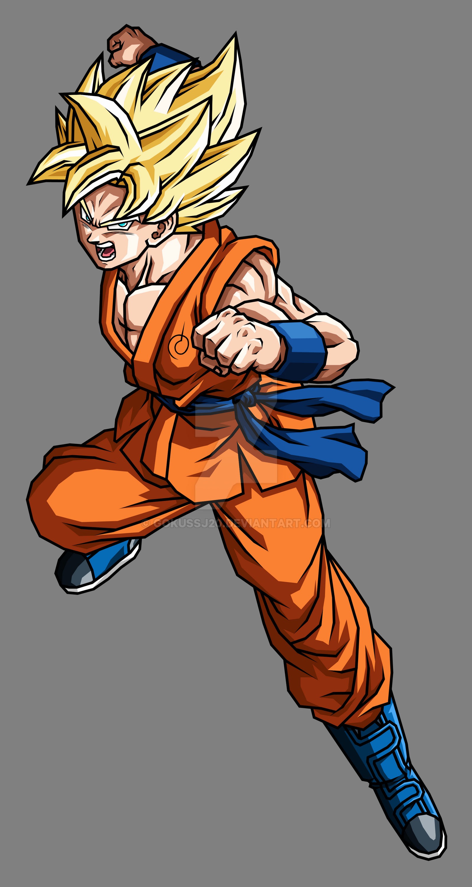 Goku Ssj1 Super by Gokussj20 on DeviantArt