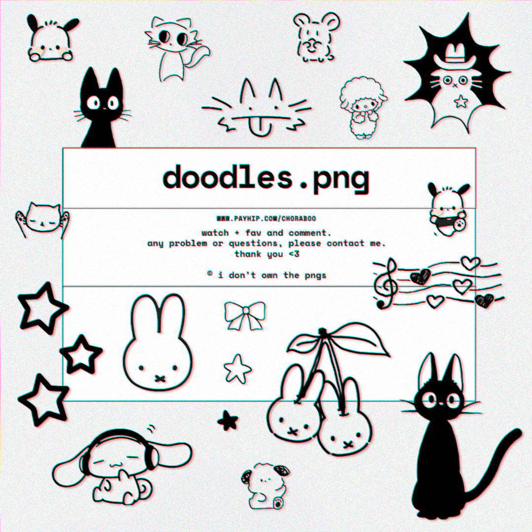 doodles png pack by Choraboo on DeviantArt
