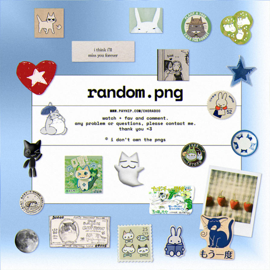 random png pack by Choraboo on DeviantArt