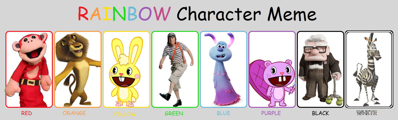 (REUPLOAD) The Color Characters! by ELRAULKUKI on DeviantArt
