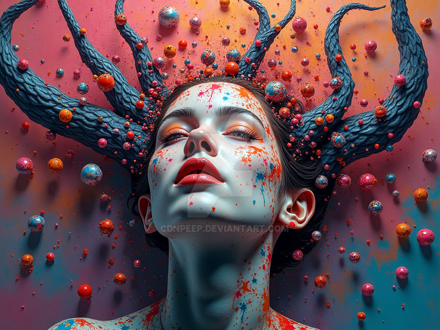 Mindloop Artist Deviantart Echoes of a Painted Mind by CdnPeep on DeviantArt
