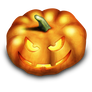 Calabaza png + Gorro de bruja png + Luna png