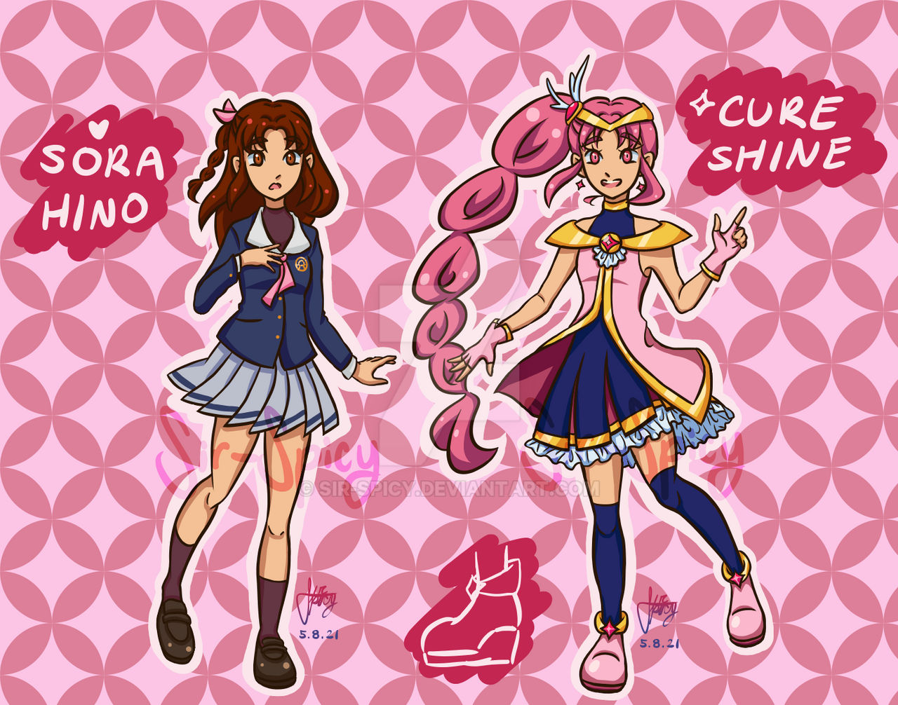 Justice PreCure - Cure Shine [OC] by Sir-Spicy on DeviantArt